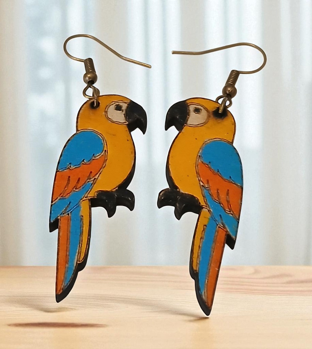 Boucles d'oreilles "Perroquet 7"