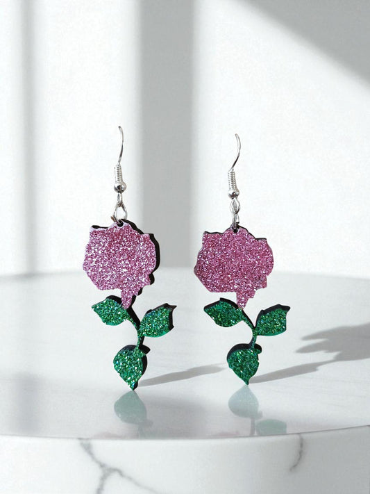 Boucles d'oreilles "Rose 2"