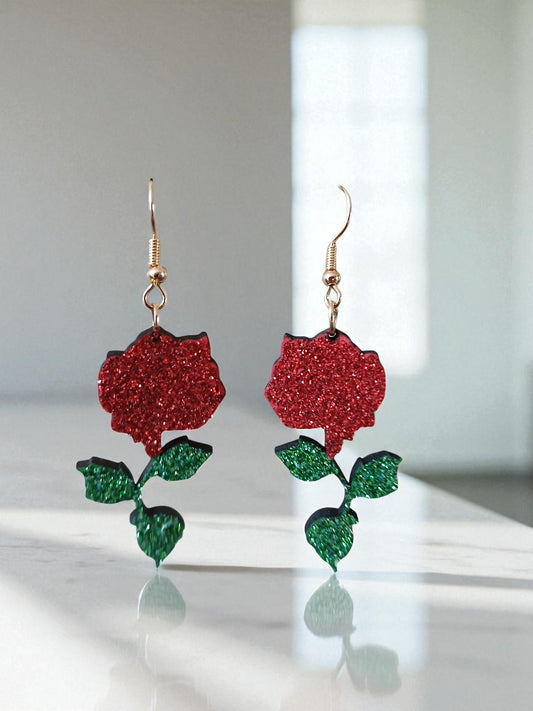 Boucles d'oreilles "Rose"