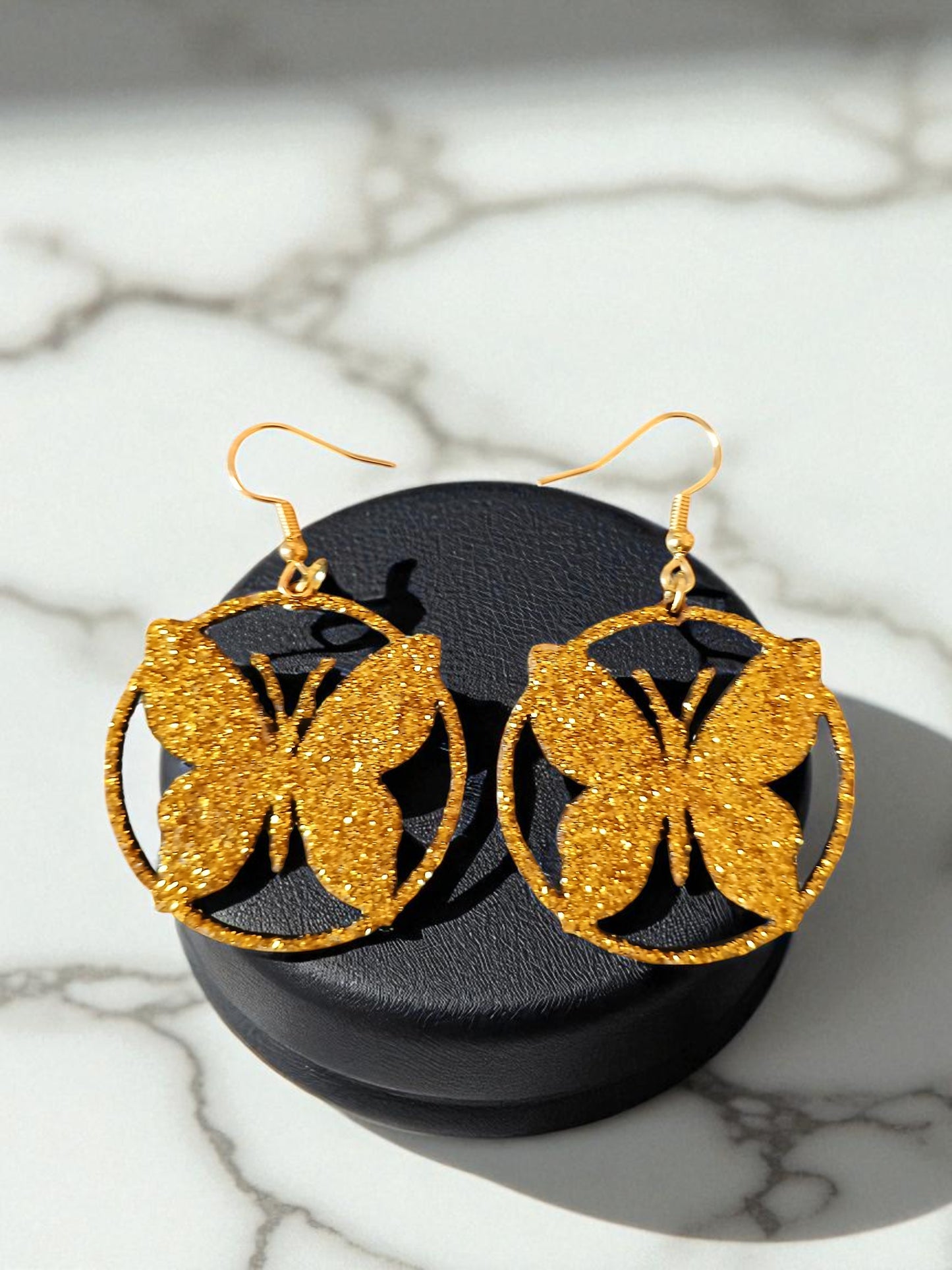 Boucles d'oreilles "Papillon Or"