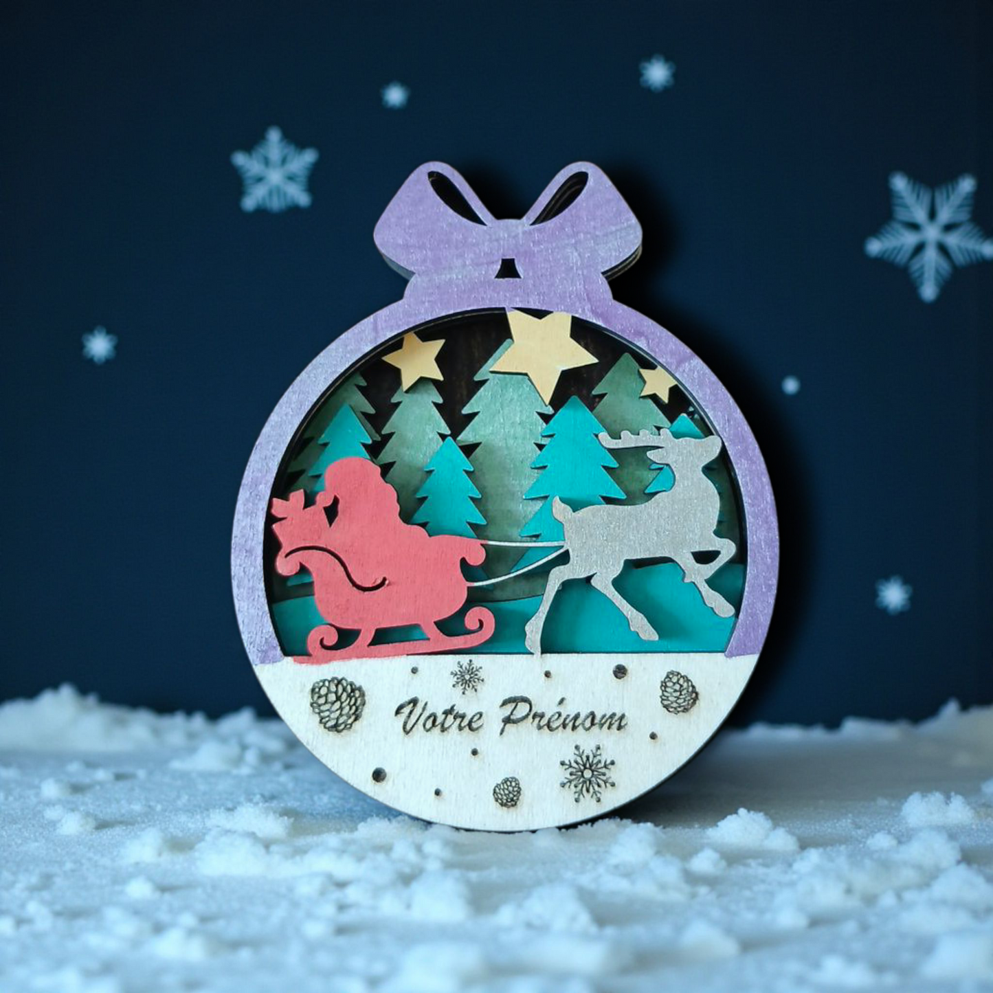 Boule de Noël personnalisable