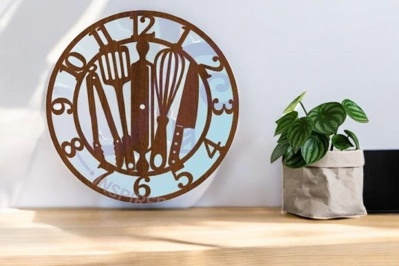 DECO11 - Horloge de cuisine