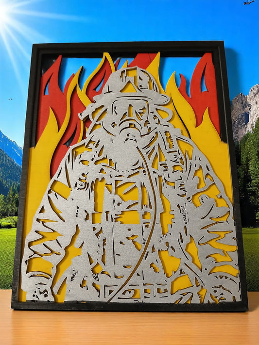 DECO13 - Portrait Pompier moyen modèle