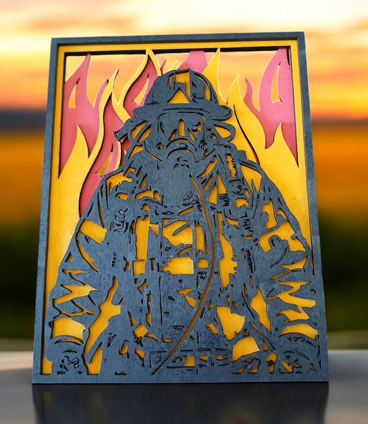 DECO10 - Portrait Pompier petit modèle